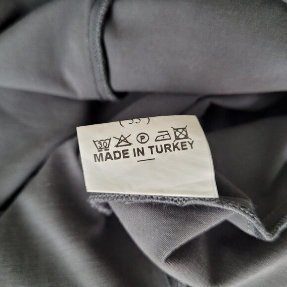 Gray Satin Cotton Blend Bodycon Ruched Waist Sleeveless Mini Dress - Picture 10 of 10